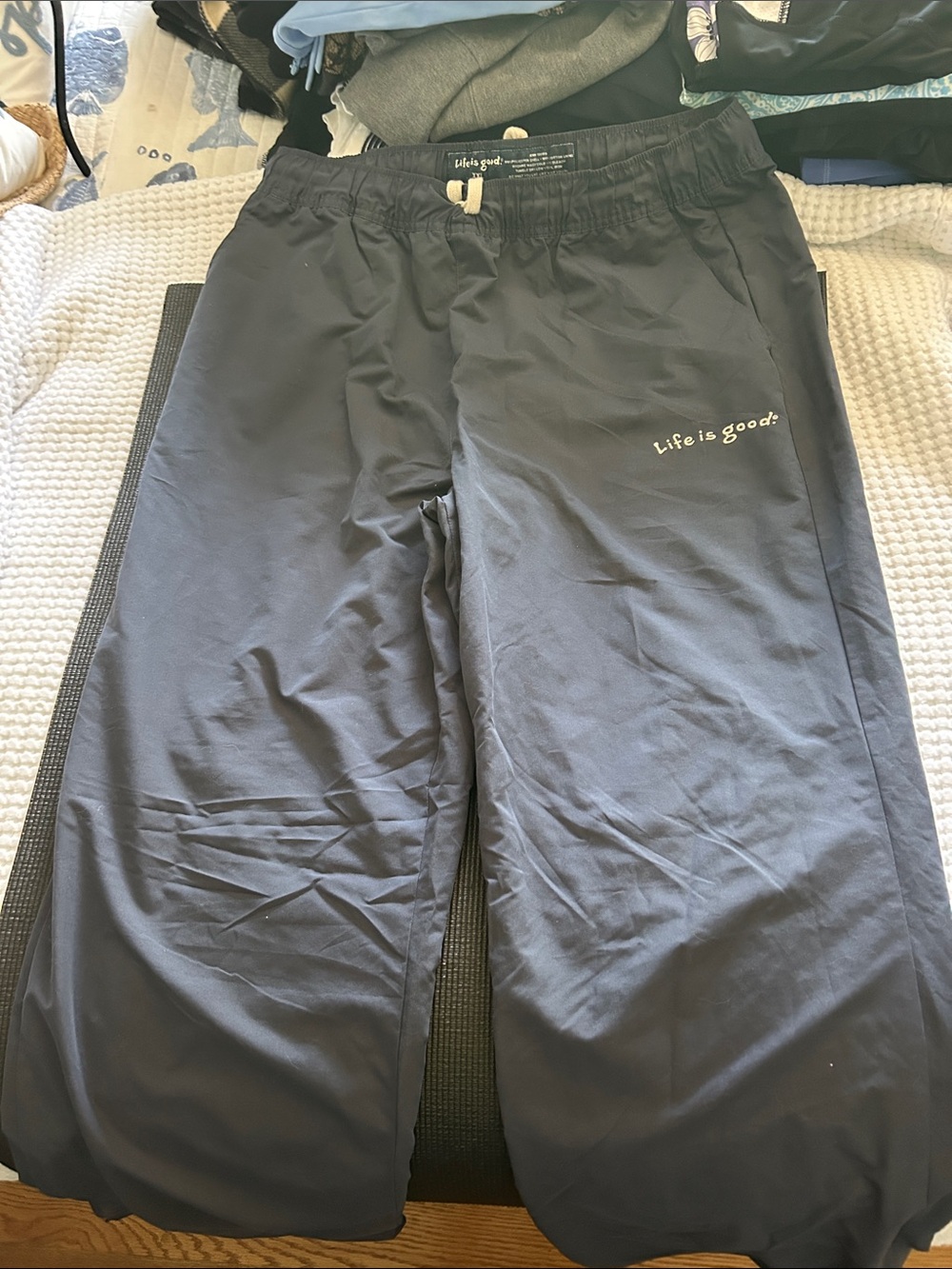 Life Is Good Navy Blue Sweatpants